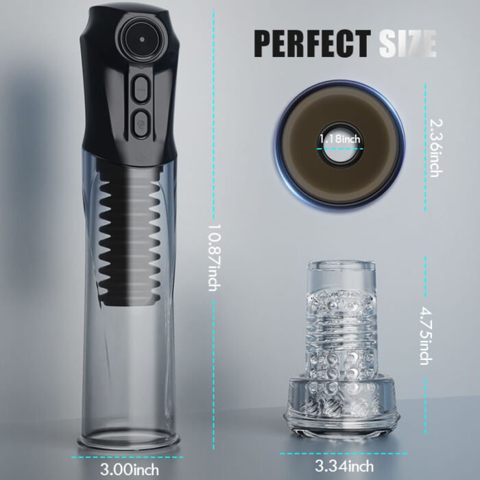 cupsland 7 vibrationen 3 saugmodi vakuum saugen männliche vergrößerung penis pumpe