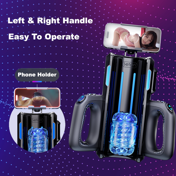 leten thrusting pro high speed motor 10 thrusting männliche masturbatoren mit griff