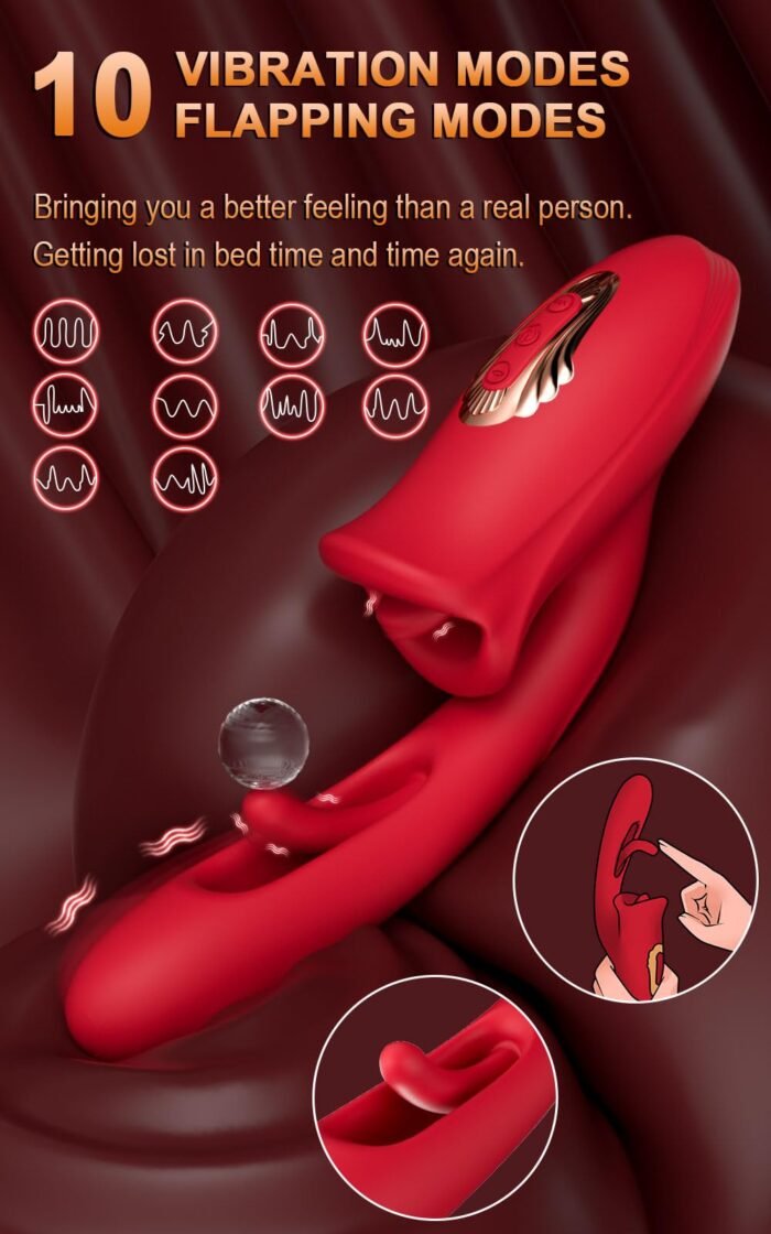 lovesvibe 10 lecken saugen 10 vibrationsmodi g punkt vibratoren mit zunge lecken & flapping