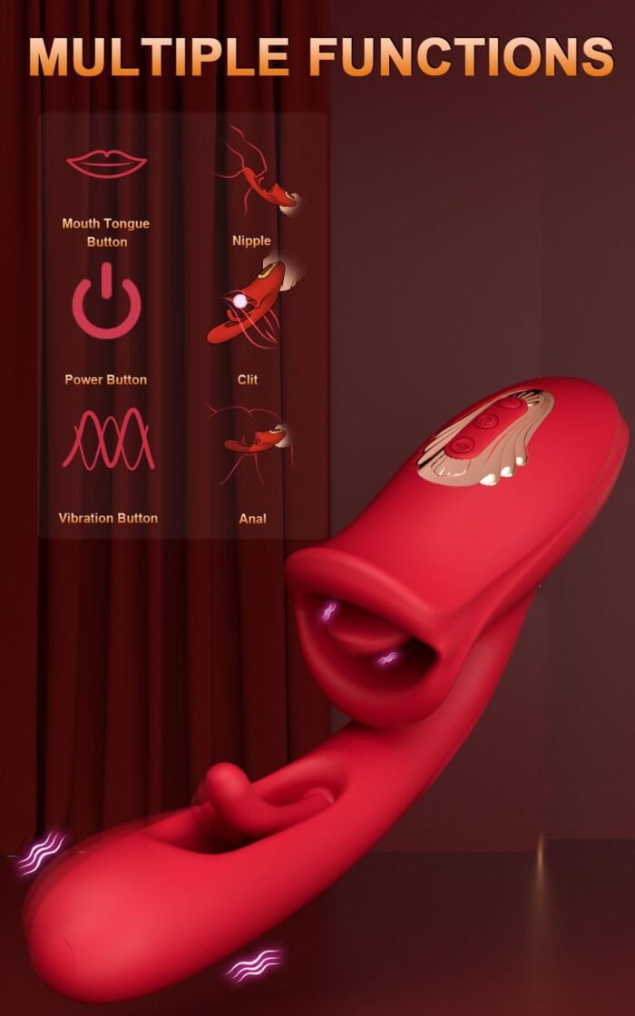 lovesvibe 10 lecken saugen 10 vibrationsmodi g punkt vibratoren mit zunge lecken & flapping