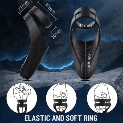 lovesvibe 10 modi weich elastisch wasserdicht doppelt vibrierende cockring