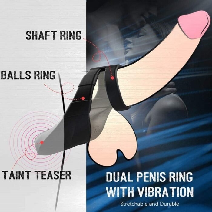 lovesvibe 10 modi weich elastisch wasserdicht doppelt vibrierende cockring
