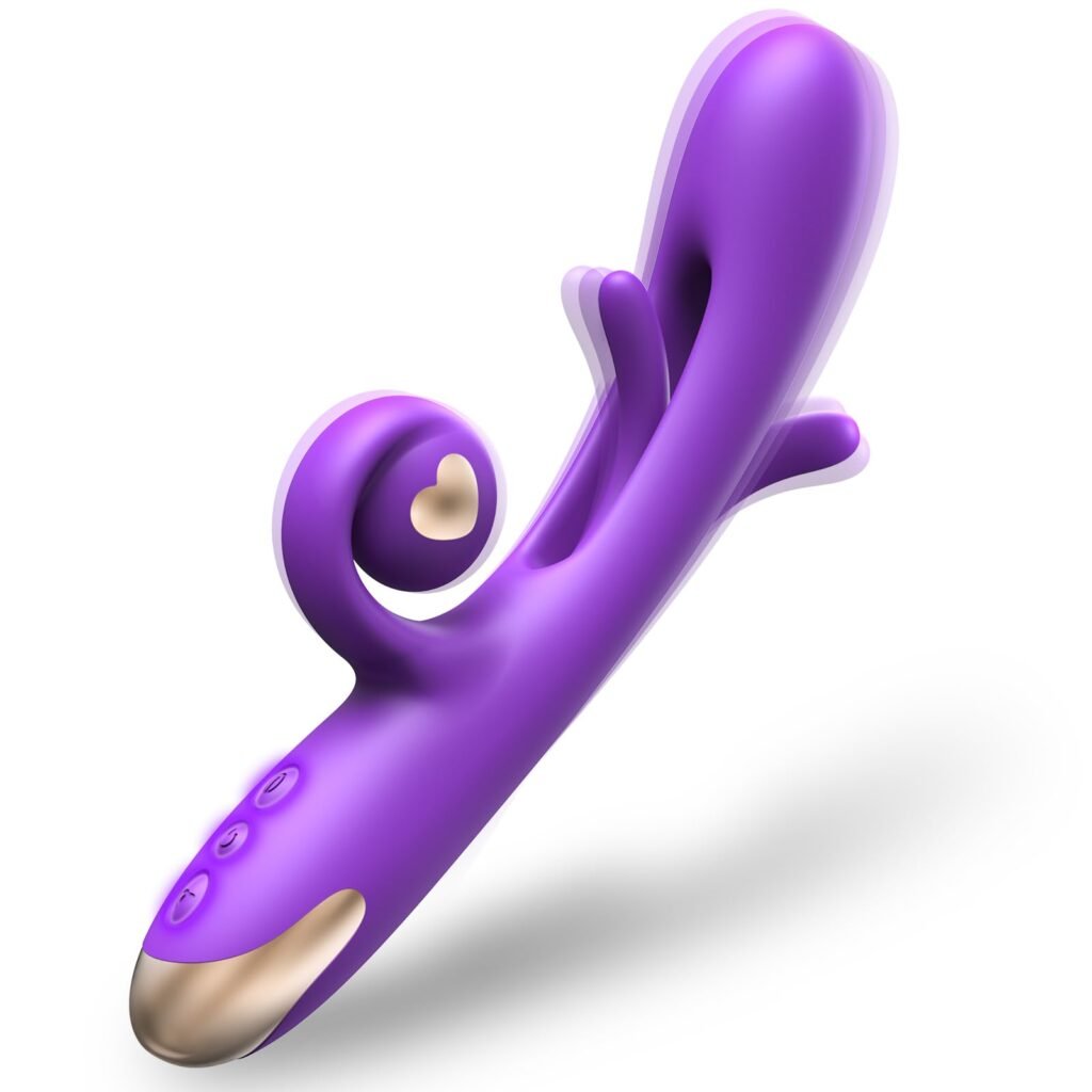 Lovesvibe 10 Vibrationen 7 Flatterndes Silikon G-Punkt-Vibratoren Kaninchen-Vibrator Für Klitorale, Nippel Stimulation