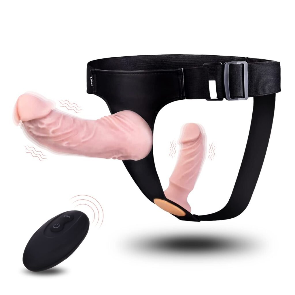lovesvibe 10 vibrationen verstellbarer umschnalldildo mit fernbedienung g punkt stimulation sexspielzeug