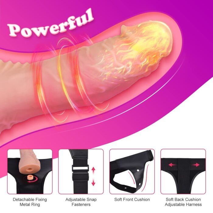 lovesvibe 10 vibrationen verstellbarer umschnalldildo mit fernbedienung g punkt stimulation sexspielzeug