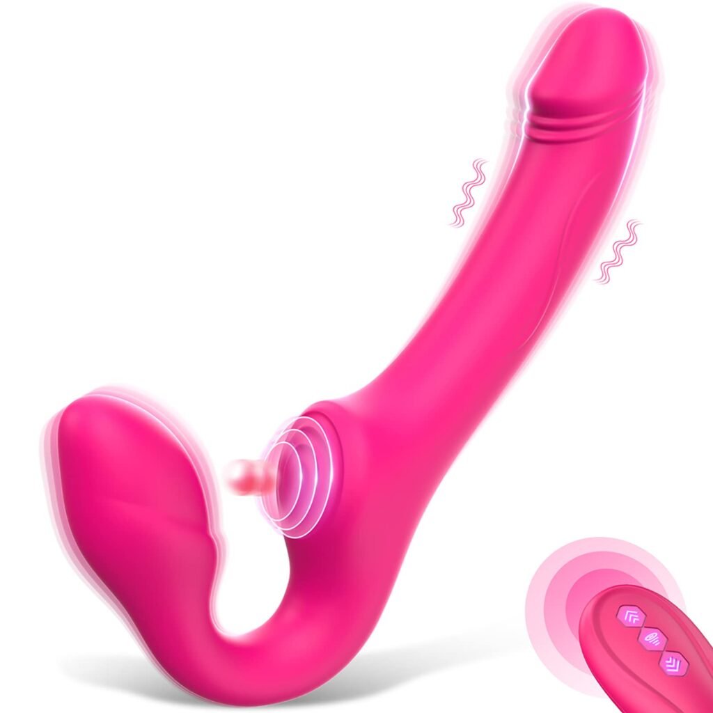 lovesvibe 10 vibration double ended dildo with remote control, 3 motors for women lesbians
