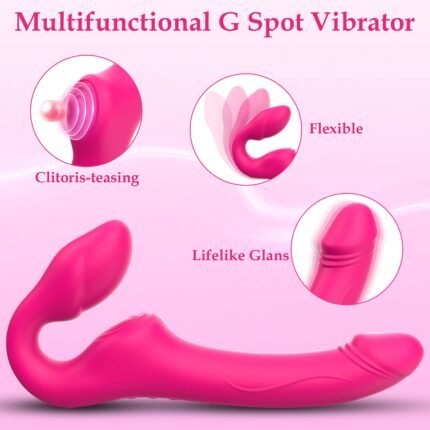 lovesvibe 10 vibration double ended dildo with remote control, 3 motors for women lesbians