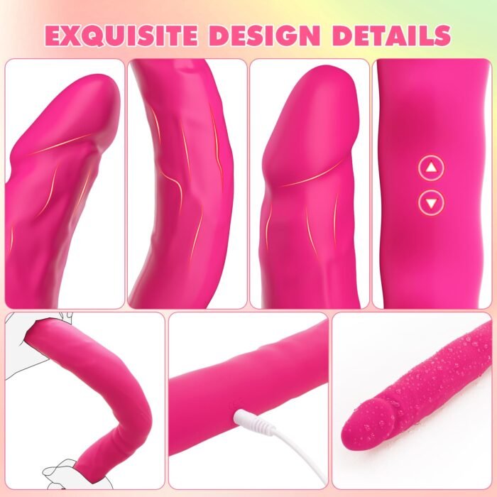 lovesvibe 10 vibrationsdildo mit doppeltem ende g punkt dildo für lesbische paare 15.7 zoll purple