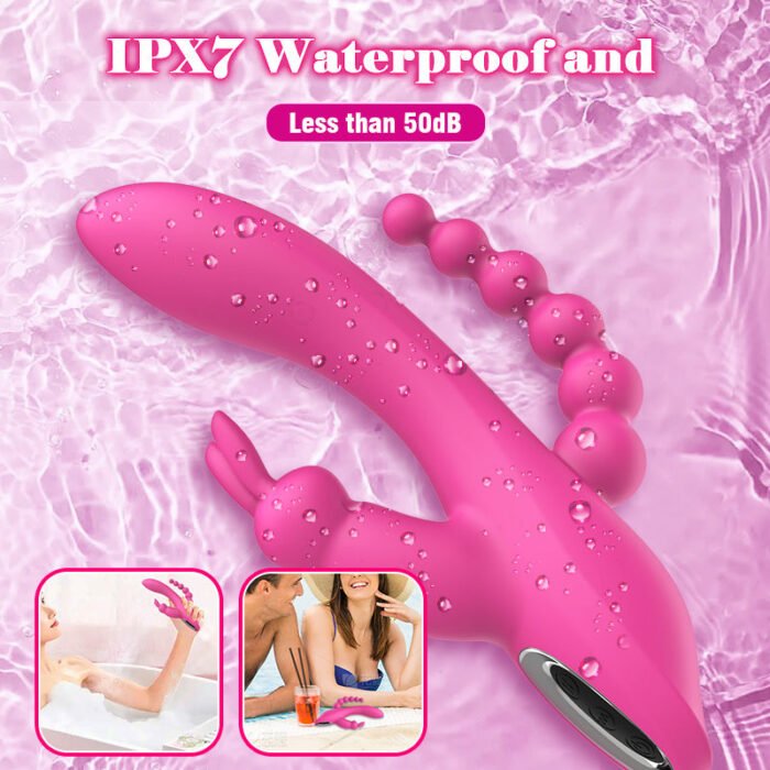 lovesvibe 12 vibrationen dual motoren kaninchen vibratoren für klitoris, anus & g punkt stimulation