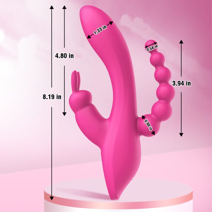 lovesvibe 12 vibrationen dual motoren kaninchen vibratoren für klitoris, anus & g punkt stimulation