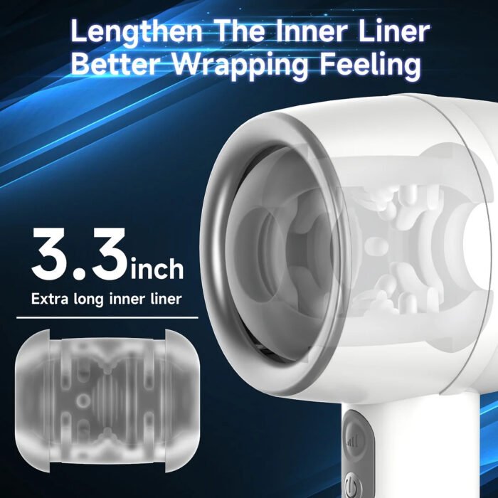 lovesvibe 3 schiebend saugender intelligenter druck fühlender handheld männlicher masturbator