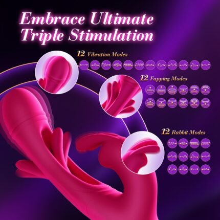 lovesvibe 3 in 1 kaninchen vibratoren g punkt vibrator mit 36 modi für paare weiblich