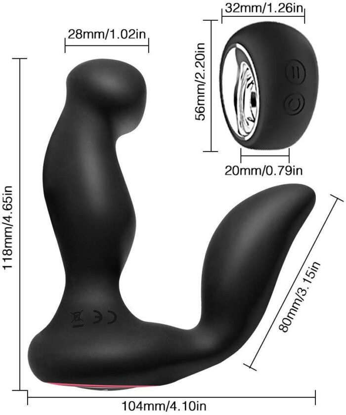 Lovesvibe 4 Vibrierende Anal- & Prostata-Massagegeräte Mit 3 Geschwindigkeiten Und Fernsteuerung