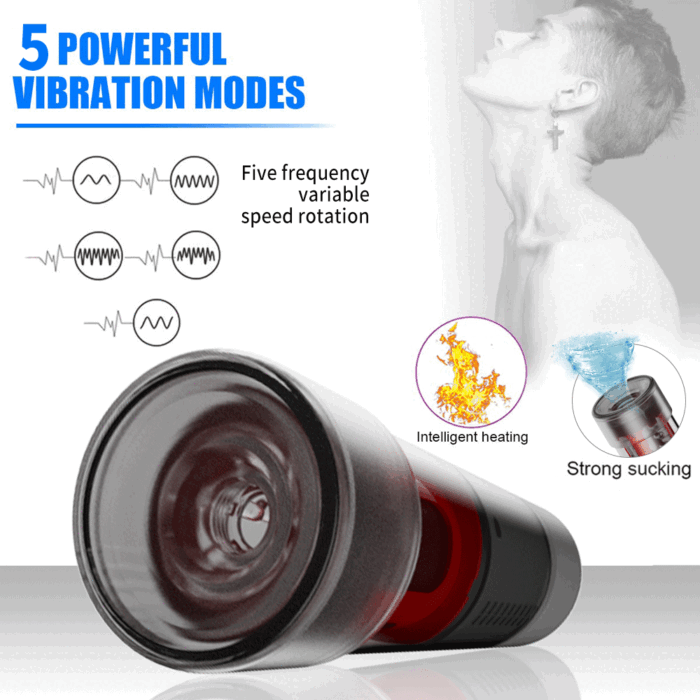 lovesvibe 5 schieben vibration automatisch saugen mündliche männlichen masturbator