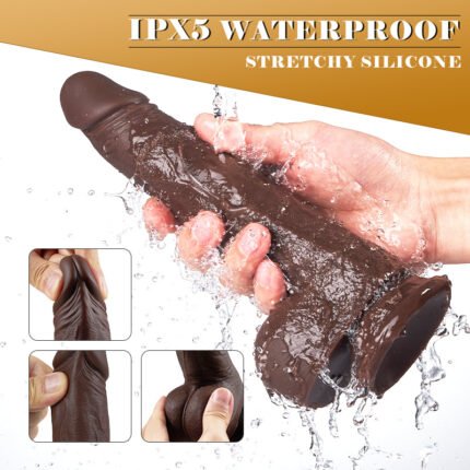 lovesvibe 6 stoßende 10 vibrierende wasserdichte realistische dildos mit saugnapf basis