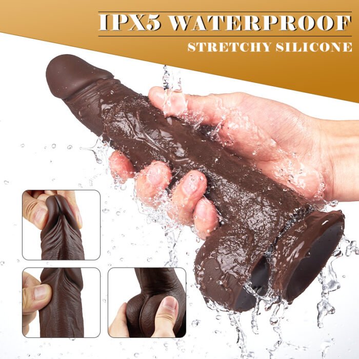 lovesvibe 6 stoßende 10 vibrierende wasserdichte realistische dildos mit saugnapf basis