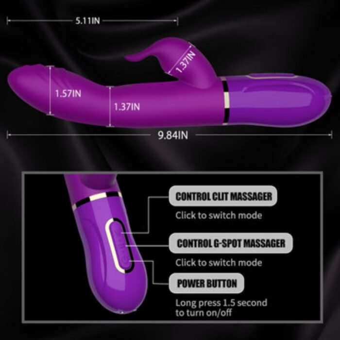 lovesvibe 7 klatschende vibrierende modi kaninchen vibratoren weicher gerippter kopf klitoris stimulator