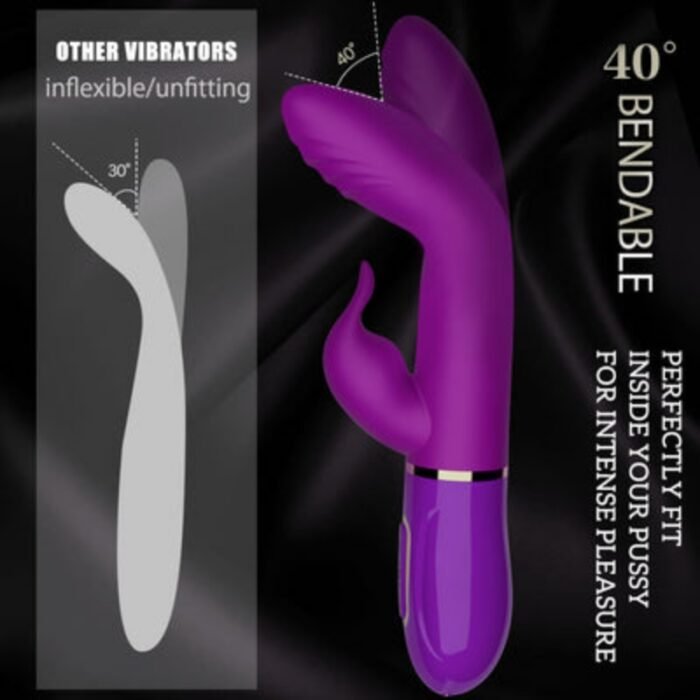 lovesvibe 7 klatschende vibrierende modi kaninchen vibratoren weicher gerippter kopf klitoris stimulator