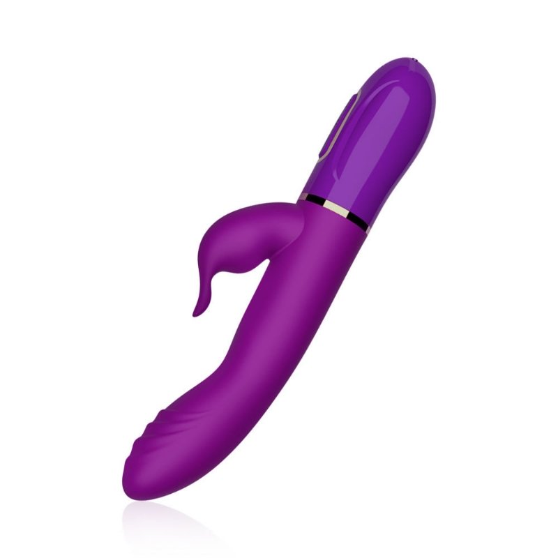 lovesvibe 7 klatschende vibrierende modi kaninchen vibratoren weicher gerippter kopf klitoris stimulator