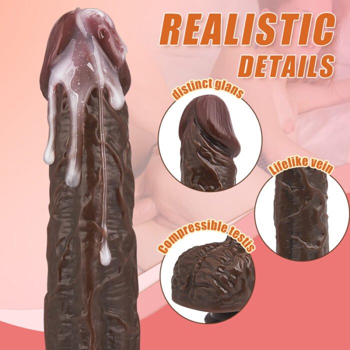 lovesvibe 8 modi schubkraft 3dtexture vibrierende dildo mit fernbedienung & wasserdicht 6.69 zoll