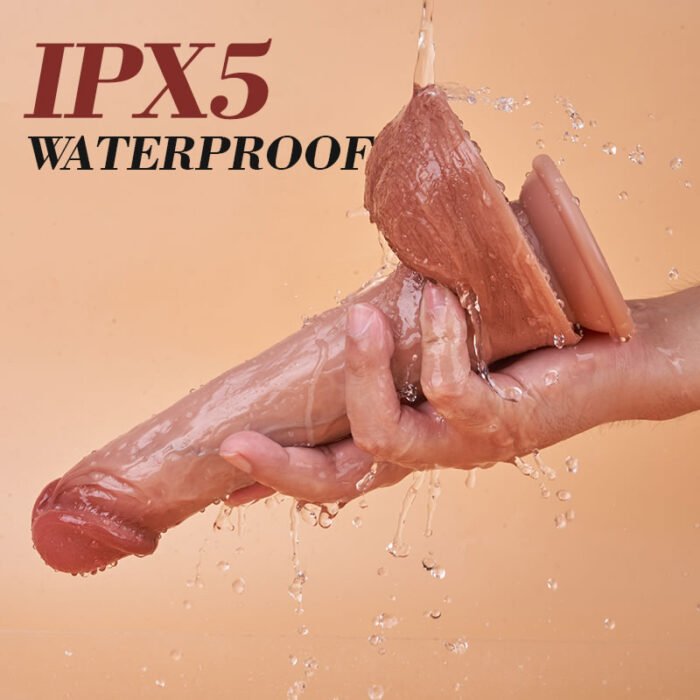 lovesvibe 8 vibrierende 8 schiebende realistische dildos mit 107℃ heizung 10.04 zoll