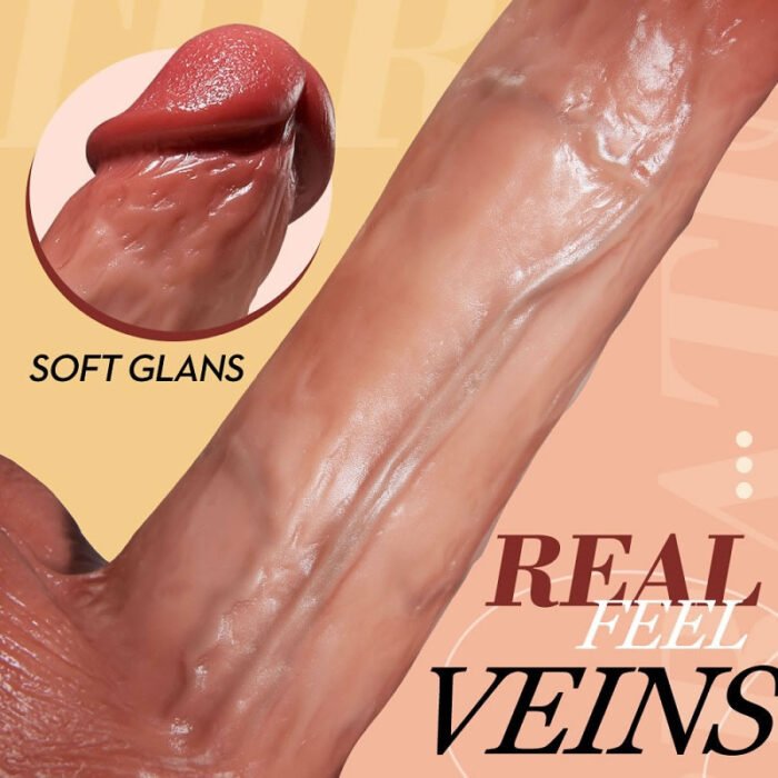 lovesvibe 8 vibrierende 8 schiebende realistische dildos mit 107℃ heizung 10.04 zoll