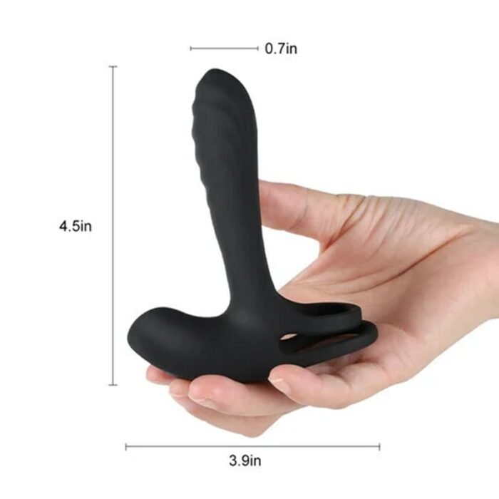 lovesvibe 9 vibrating men's cock ring with remote control function sexspielzeug für paare