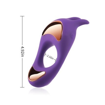 lovesvibe 9 vibrierende männer silikon kaninchen cockring für penis stimulation