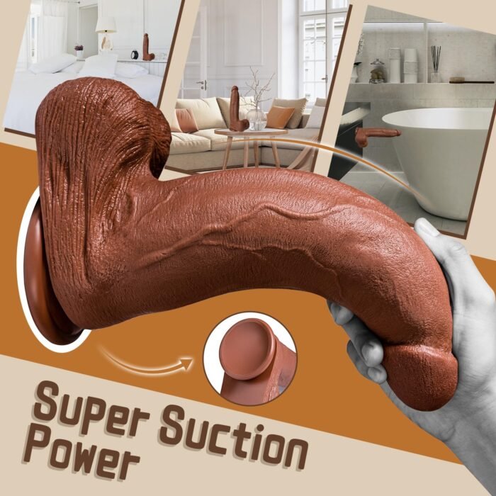 lovesvibe extragroßer riesendildos mit saugnapf für g punkt stimulation und freihändig 34cm