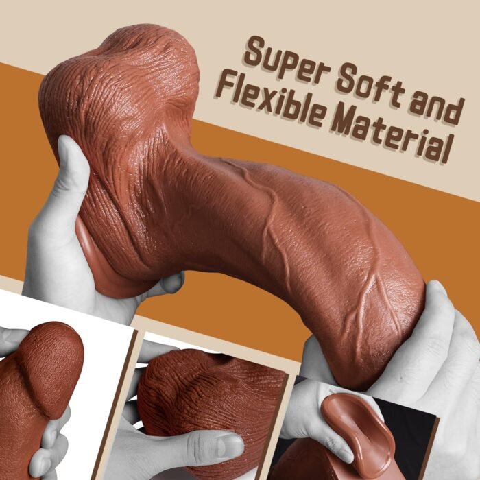 lovesvibe extragroßer riesendildos mit saugnapf für g punkt stimulation und freihändig 34cm