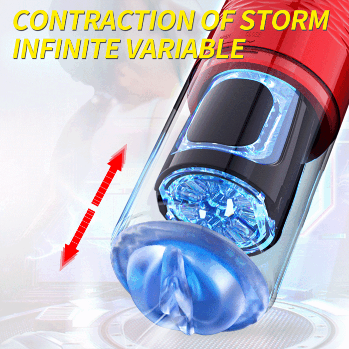 lovesvibe 10 vibrierende 6 stoßende automatische männliche masturbatoren mit lcd anzeige