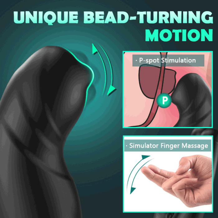 lovesvibe mitesser rotierenden perlen 9 vibrationen drei dreh gewinde männlichen prostata massagegerät