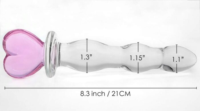 Lovesvibe Premium Kristall Glasdildos Anal-Masturbator Für Temperaturspiel