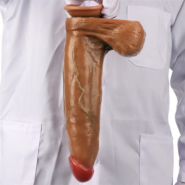 lovesvibe premium silikon riesendildo extra groß anal und vaginal plug 33cm