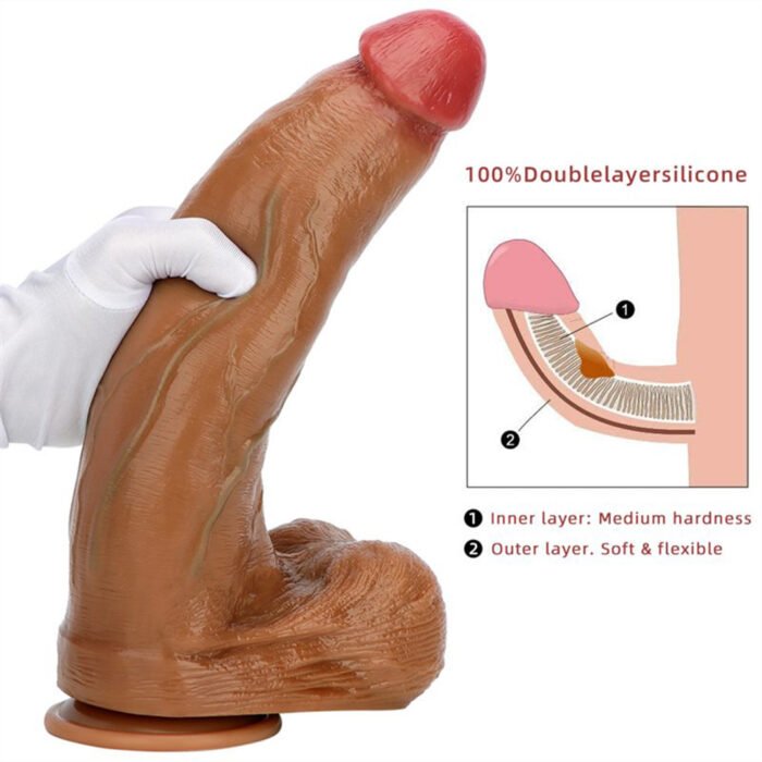 lovesvibe premium silikon riesendildo extra groß anal und vaginal plug 33cm