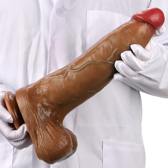 lovesvibe premium silikon riesendildo extra groß anal und vaginal plug 33cm