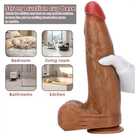 lovesvibe premium silikon riesendildo extra groß anal und vaginal plug 33cm