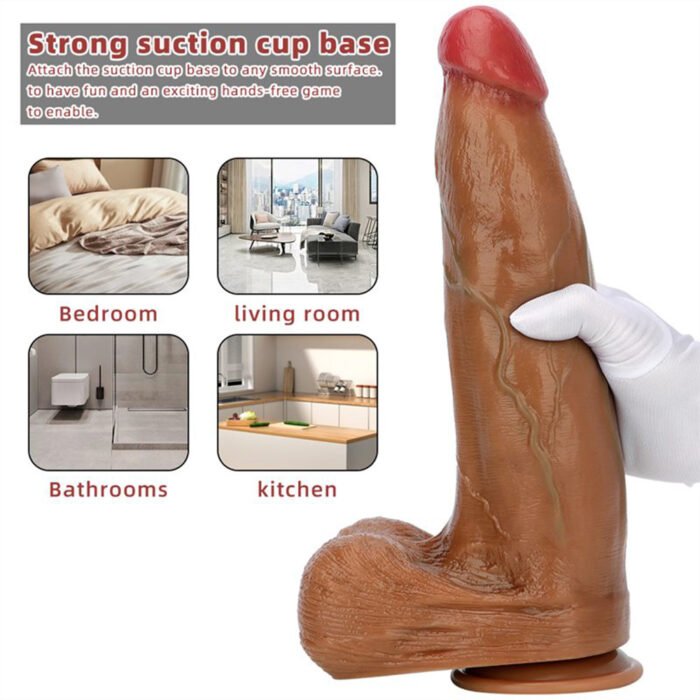 lovesvibe premium silikon riesendildo extra groß anal und vaginal plug 33cm