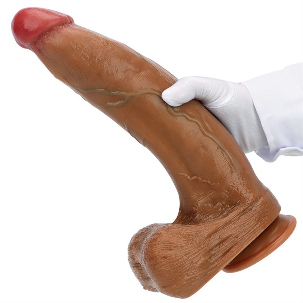 lovesvibe premium silikon riesendildo extra groß anal und vaginal plug 33cm
