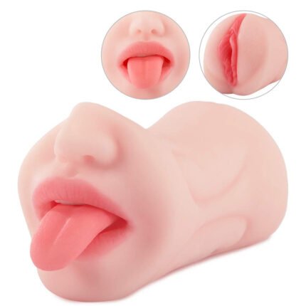 lovesvibe realistische tasche pussy weich lebensechte gefälschte pussy mit zähnen und zunge 5.9 zoll