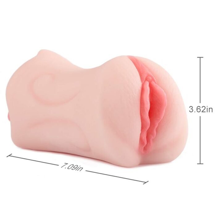 lovesvibe realistische tasche pussy weich lebensechte gefälschte pussy mit zähnen und zunge 5.9 zoll
