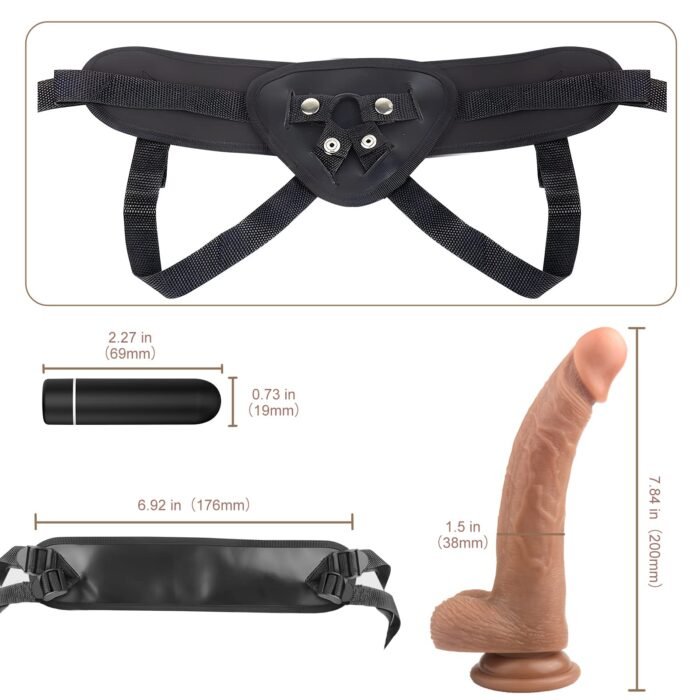lovesvibe vibrierender realistischer umschnalldildo mit abnehmbarem g punkt stimulator