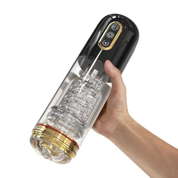 lovevibe 10 schiebend rotierend saugend stark einstellbar männlicher masturbator