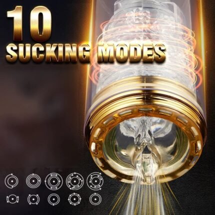 lovevibe 10 schiebend rotierend saugend stark einstellbar männlicher masturbator