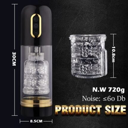 lovevibe 10 schiebend rotierend saugend stark einstellbar männlicher masturbator