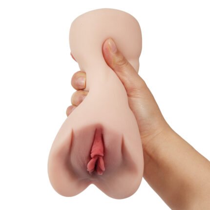 lovevibe 3d realistisch texturiert kanal anal taschenmuschi für blowjob spielzeug 5.9 zoll