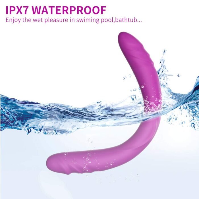 lovevibe 7 vibrationen doppelendige dildo g punkt dildo für frauen lesben homosexuell 14,8 zoll 2