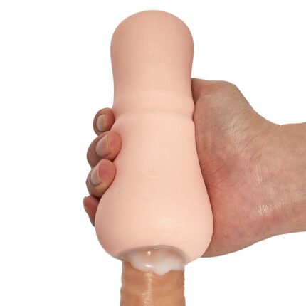 lovevibe realistische weiche taschenmuschi threaded design vagina spielzeug 5.8 zoll
