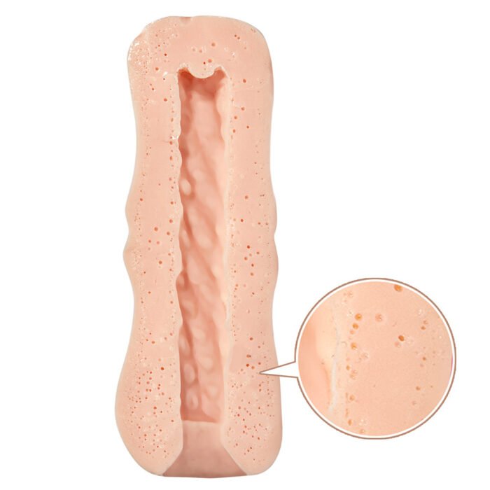 lovevibe realistische weiche taschenmuschi threaded design vagina spielzeug 5.8 zoll