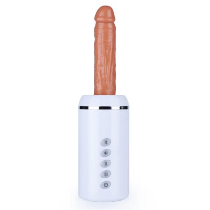 omysky 6 frequenz schieben stöhnen & bluetooth dildo maschine mit saugnapf 13,97 zoll